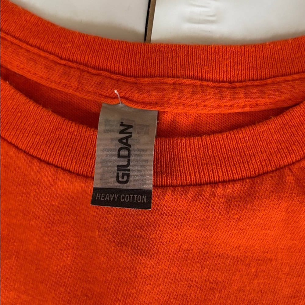 1966 Ford GT40 Original & Unrestored Graphic Tee Men’s Medium Orange - Picture 4 of 7